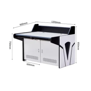 OEM Customized Radio TV Broadcasting Center Monitoring Dispatching Control Room Console