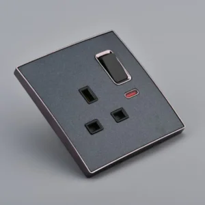 Fornecimento Direto de Fábrica Pode Ser Personalizado com Interruptor de Controle Duplo de Quadro de PC Padrão do Reino Unido com Tomada de Parede para Carregamento USB