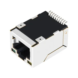 Tab up 10/100 Base-t SMT Surface Mount Magnetic Ethernet RJ45 Connector