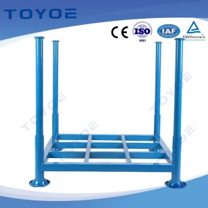 Heavy-Duty Foldable Metal Pallet Racking for Auto Parts Storage
