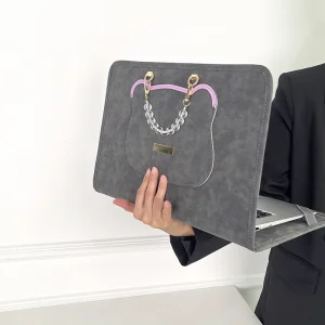 2 em 1 Bolsa para Laptop Portátil Rosa
