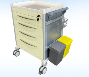 ABS Hospital Medical Medicine Delivery Cart Drug Dispensing Trolley