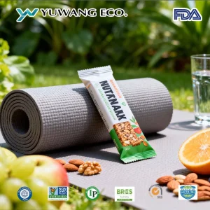 Isolado de proteína de soja de moagem ultra fina e alta dispersibilidade, melhora a compactação e uniformidade da massa de barras de energia, sem granulação, textura suave, certificado pela FDA