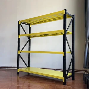 Steel Shelving 4 Adjustable Tier Height 200kg Load-bearing