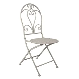 Wedding Outdoor Garden Decorative White Metal Folding Chair