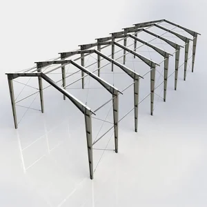 Construcción de estructura de acero estructural prefabricado de metal Peb industrial personalizado para almacén