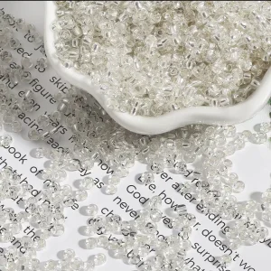 High Quality Crystal Glass Beads for Embroidery and DIY Projects