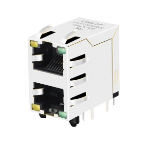 RJSAE-5381-02 615016245421 With G/Y Leds 2X1 Port RJ45 Connector Jack Without Magnetics