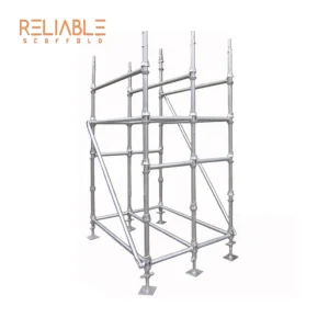 Reliable Industrial Grade HDG Powder Coated Cuplock System Top and Bottom Cup