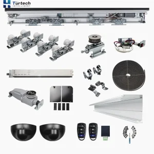 Hh115 China Remote Control Commercial Entrance Aluminium Sensor Sliding Glass Door Automatic Door with Japanese Design