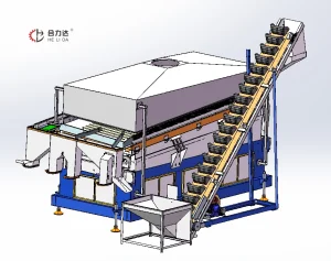 Máquina separadora de gravedad para limpiar semillas malas de comino, soja, trigo, maíz y arroz