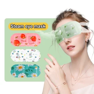 Private Label Heating Steam Eye Mask Help Design Packaging Sleep Steam Warm Eye Mask For Fatigue Relief