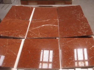 Roso/Rojo/Alicante Cheap Red Marble Tiles/Slabs Kitchen Countertops Staircase Stairs/Treads
