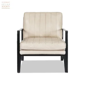 Modern Industrial Leather Chair