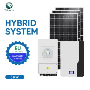 5kw 10kw 15kw 20kw Complete All in One Balcony Home Hybrid Off-grid Ongrid Solar Panel Power Energy System Kit