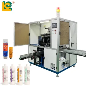 New Condition Automatic Cylindrical Cosmetic Tube Serigraphy Machine PLC Core Components Auto-Feeding Screen Printer