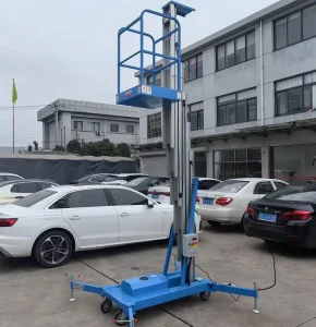 Aluminum Alloy Single Mast Man Lifts for Aerial Working Platform Lift Me900-1