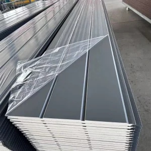 Weatherproof Steel Sandwich Panel Insulation Metal Exterior Wall Panels Insulation Siding for House