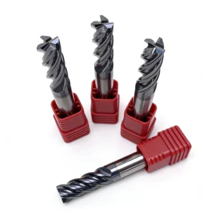 Tungsten Carbide End Mills With High Hardness Wear Resistance Optimized For Milling Slotting Profiling In Metalworking Industry
