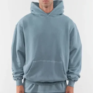 Custom Cotton Men Training Sport Drop Shoulder Hoodie