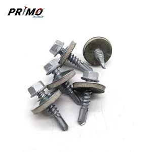 Weatherproof EPDM Washer Hex Head Self-Tapping Roofing Screws
