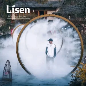 Public Park Walking Trail Installations Misting System Spray Ring for Outdoor Misting System