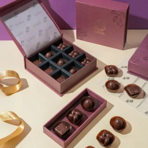 Luxury Truffle Kraft Paper Packaging Box