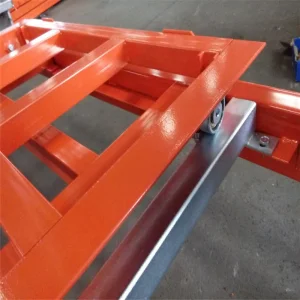 High Density Push Back Racking with Green and Orange Color