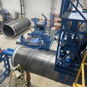 Pccp Jccp Pressure Concrete Jacking Pipe Steel Cylinder Spiral Arc Welder