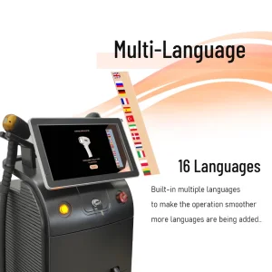 3D Gelo Platinum2023 Máquina de Remoção de Pelo a Laser Diodo com Gelo de Titânio 1200W 1600W Laser Diodo 3 Comprimento de Onda para Remoção de Pelo a Laser