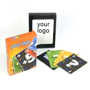 Custom Printing Your Logo Educational Card Game Set Flash Memory Cards Game Table Board Game Sets