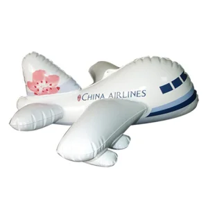 2025 Premium Quality Popular Kids Inflatable Toy Airplane Cartoon Style PVC Inflatable Plane Model for Children Customized Color