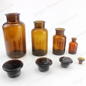 Amber Pharmacy Reagent Bottle