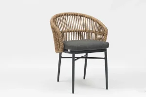 China York Aluminum Wicker Chairs with Cushions