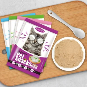 Pure Natural Creamy Mousse Makanan Kucing Pet Snacks Pouch Cat Treat Food