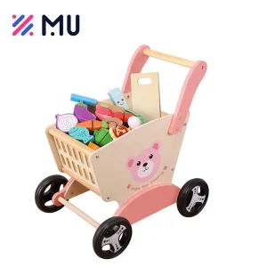 Carrinho de Compras Montessori Educacional para Meninos e Meninas