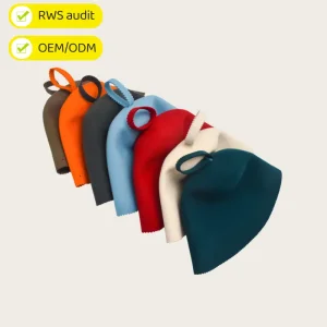 OEM Merino Wool Sauna Cap