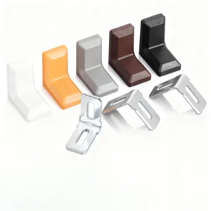 Cabinet Wardrobe Corner Connectors Adjustable Iron Brackets 2-in-1