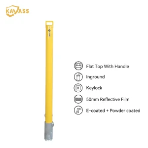 Custom KAVASS In-Ground Keylock Bollard