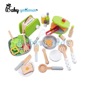 New Hottest Pretend Play Wooden Toy Breakfast Food for Children Z10413b