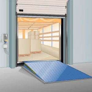 Professional Manufacturer Fixed Small Swing Lip Dock Leveler Telescopic Automatic Vertical Dock Leveler with Power Unit