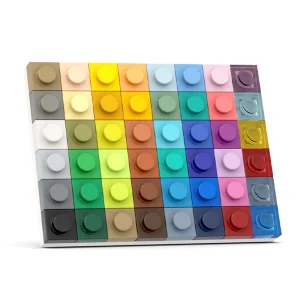 Bebricks Building Parts Series 3024 Building Block Parts Plate 1x1 Toy Bricks Part for Kids DIY Model 1*1 Plate Sets