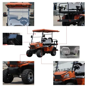 Eco-Friendly Solar Powered Golf Cart for Easy Transportation