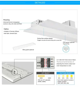 New Tech Romanso or ODM 80W LED Industrial Light Linear High Bay