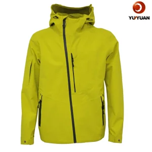 Windproof Recycled Polyster Zipped Pockets Taped Seams Men′ S Windbreaker Jacket for Hiking Camping Cycling Outdoor Ventures