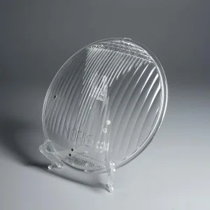 High Borosilicate Automotive Headlight Glass Cover Lens Custom Size Shape Color Mold Pressed For Light Covers Manufacture Direct