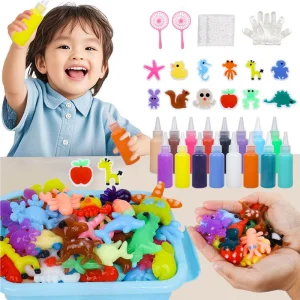 Cheap DIY Arts &amp; Crafts Kit Kid STEM Educational Magic Water Elf Toy Kit Aqua Fairy Water Gel Kit