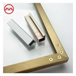 Hardware Aluminium Profile for Kitchen Cabinets Glass Cabinet Aluminum Frame Accessories for Living Room Glass Door Wardrobe