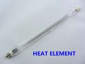 Lâmpada de aquecimento infravermelho de tubo único Quartz de reposição Philips com CE