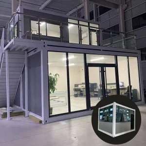 Mobile Breathable Modern Container House Towable Design for Temporary Offices Hotels Hospitals &amp; Construction Camps